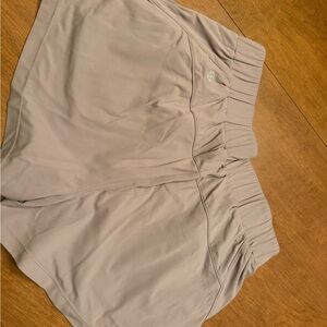 Lululemon Athletica Gray Athletic Shorts Lightweight Elastic Waist